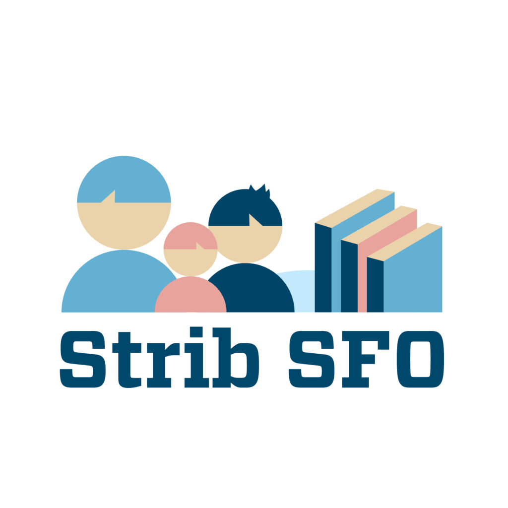 Strib Skole nyt logo og visuel identitet og udsmykning af skolens hovedindgang